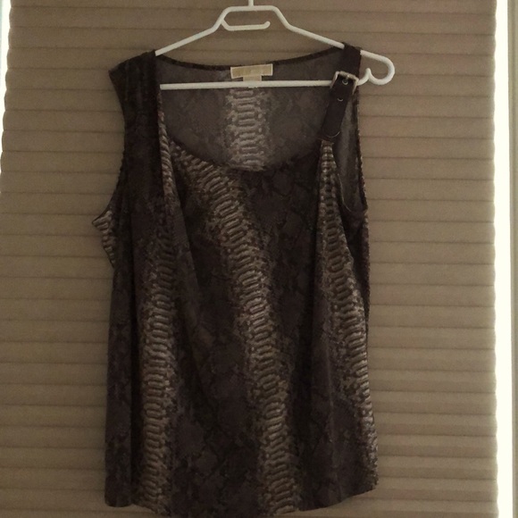 Michael Kors faux print sleeveless - Picture 1 of 4